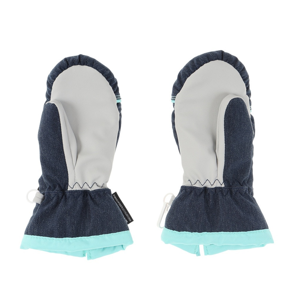 P-PRITY（P-PRITY）（キッズ）スキー スノーボード スノー グローブ ジュニア ガールズ ミトン 333P1SN5011 DENIM キッズ 手袋 雪遊び