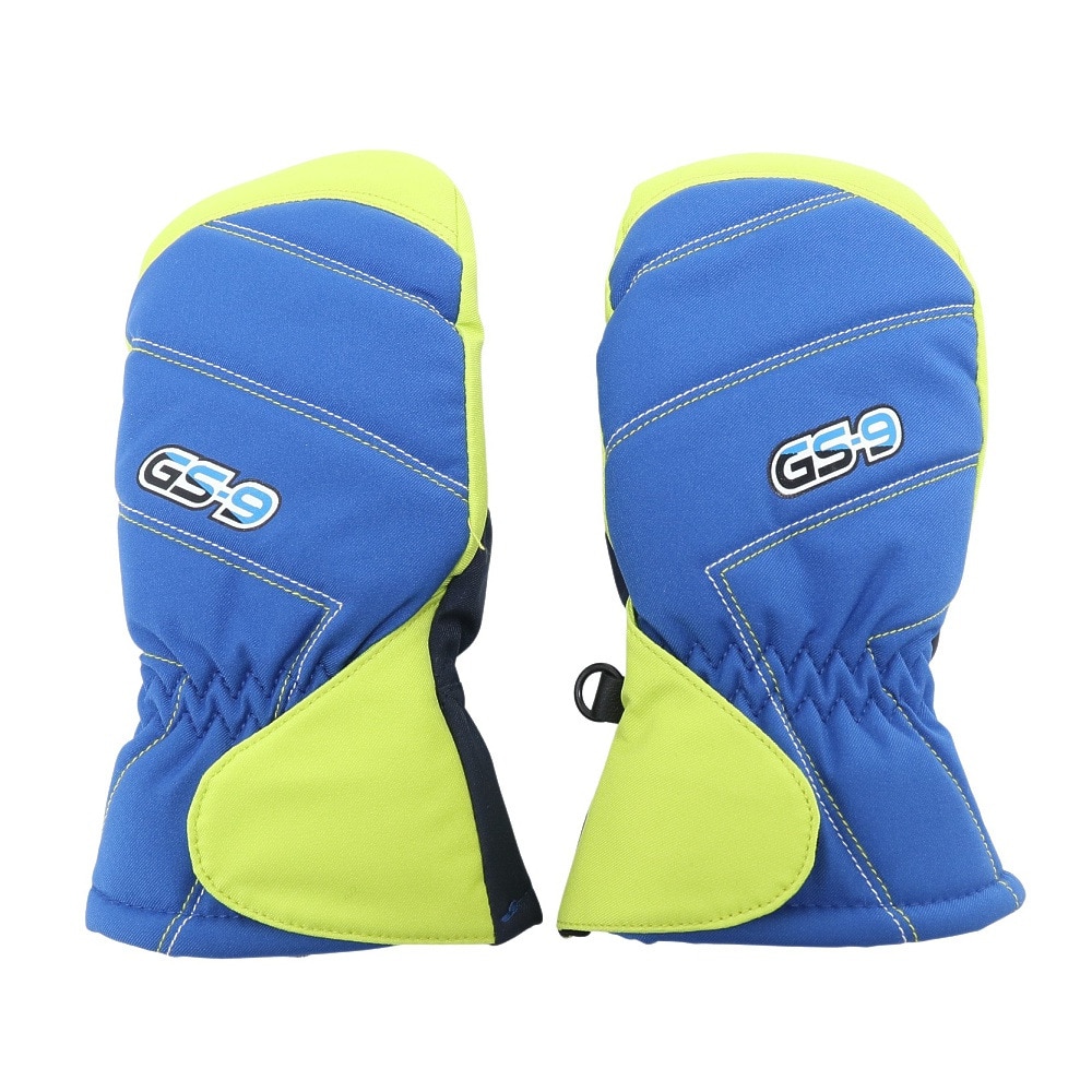 GS-9（GS-9）（キッズ）キッズ 子供 グローブ ミトン 雪遊び スキー スノーボード ブルー 333NN2DE0012 BLU はっ水