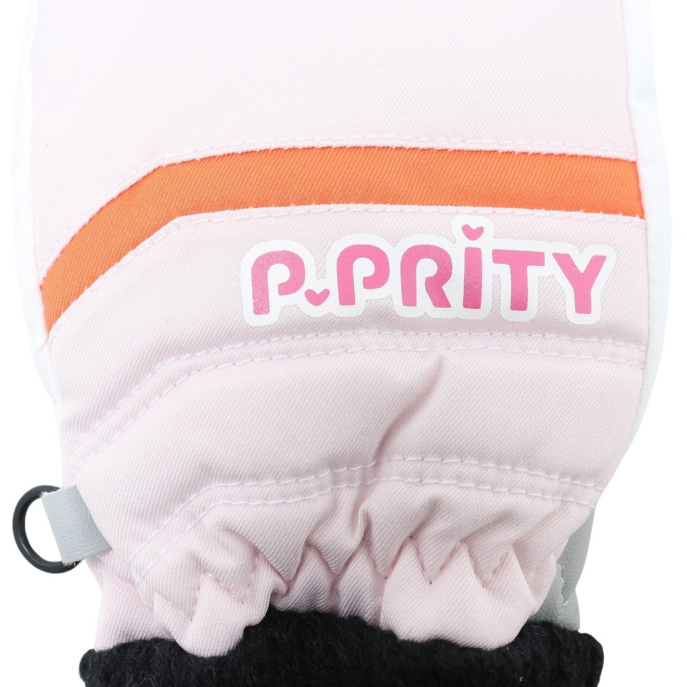 P-PRITY（P-PRITY）（キッズ）ミトン 手袋 スノーグローブ 子供 スキー スノーボード 雪遊び 333NN2DE0016 PNK