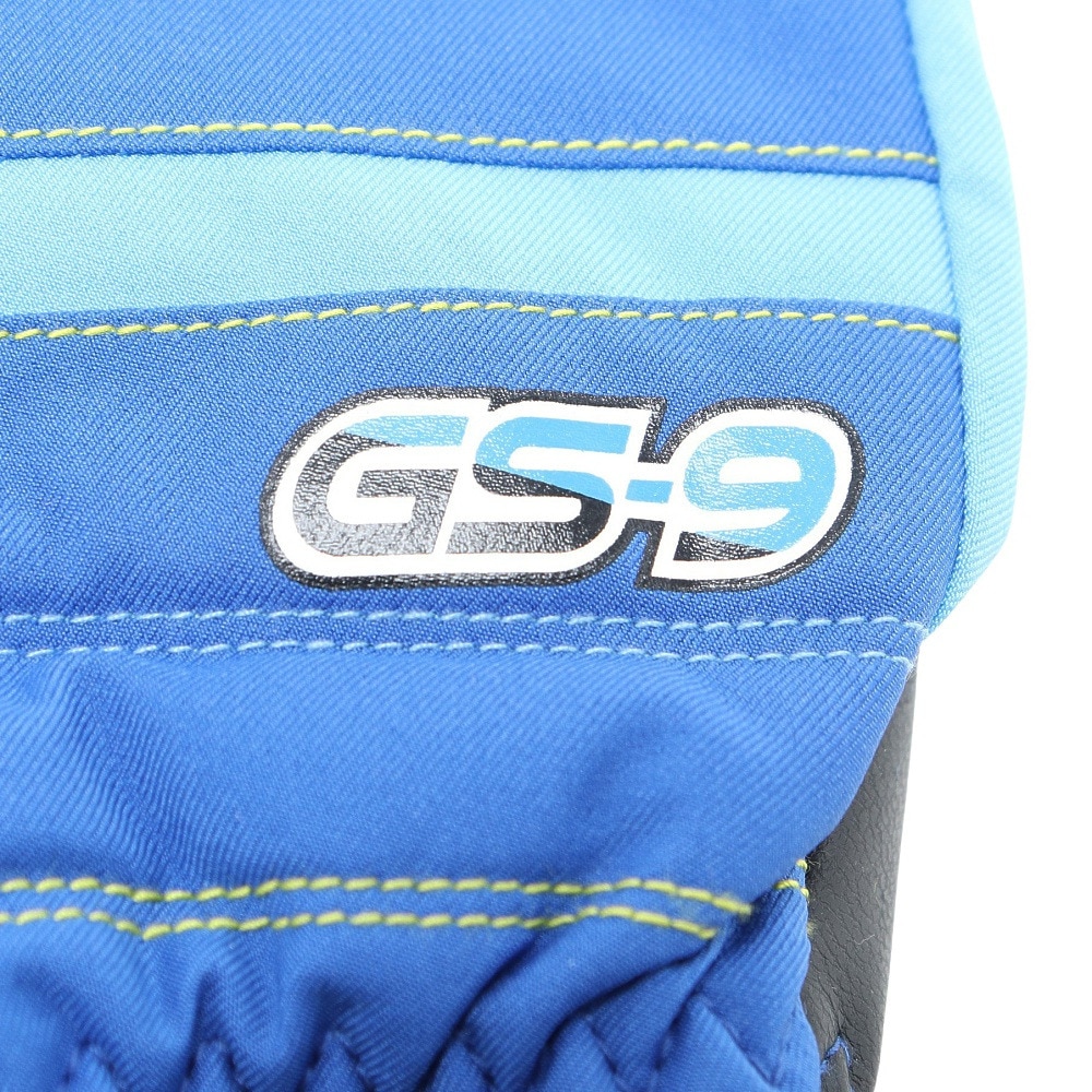 GS-9（GS-9）（キッズ）ジュニア 子供 手袋 ミトン グローブ 雪遊び スキー スノーボード スノボ ブルー はっ水 333NN2DE0018 BLU