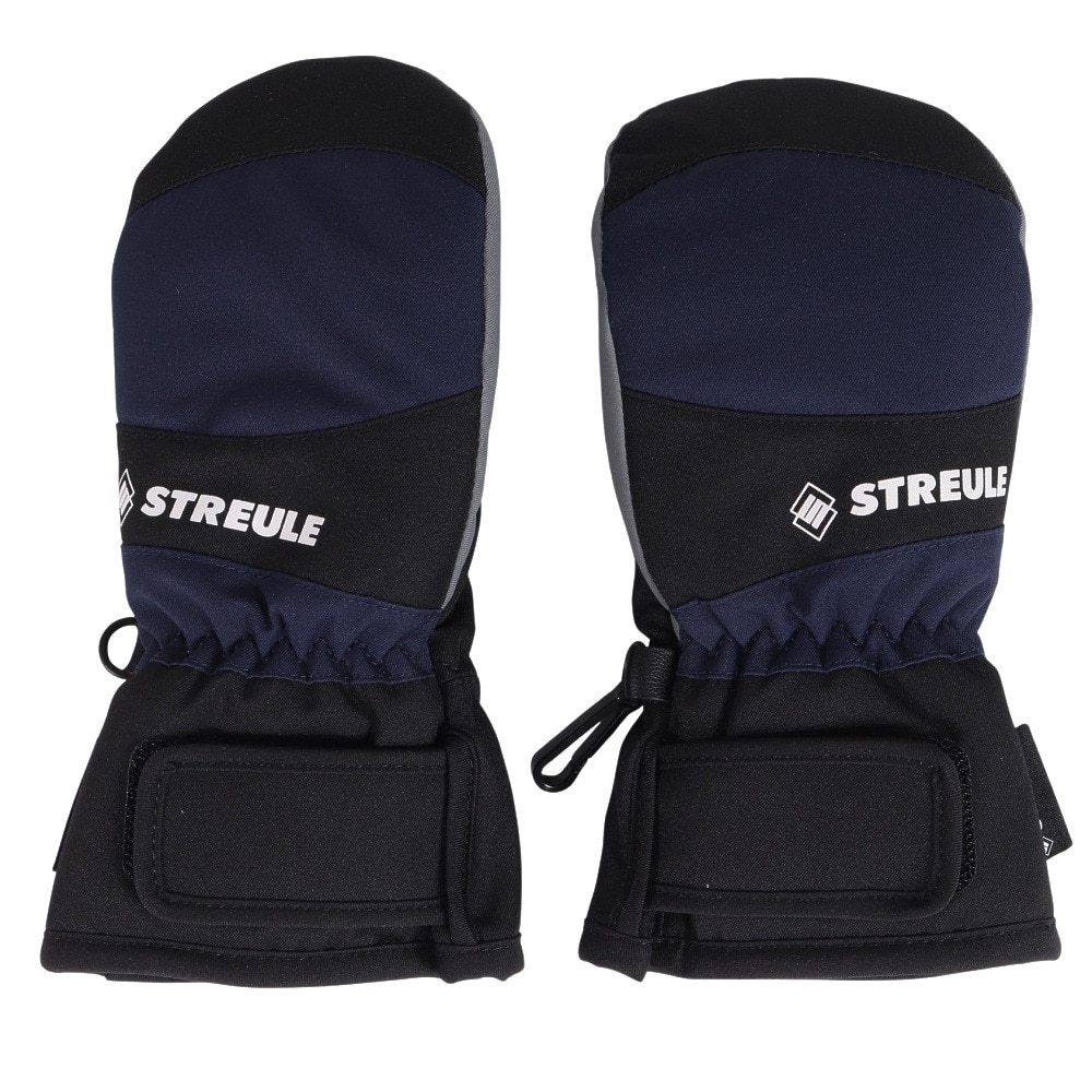 シュトロイレ（STREULE）（キッズ）ジュニア 子供 ミトングローブ スキー スノーボード ST24FGR0030 NVBK