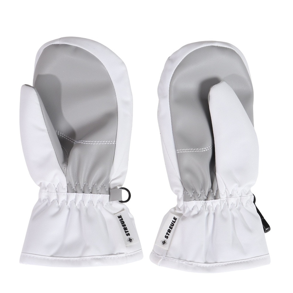 シュトロイレ（STREULE）（キッズ）ジュニア 子供 ミトングローブ スキー スノーボード ST24FGR0032 WHT