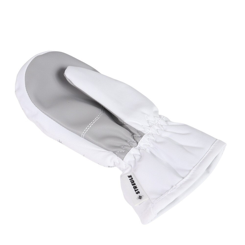 シュトロイレ（STREULE）（キッズ）ジュニア 子供 ミトングローブ スキー スノーボード ST24FGR0032 WHT