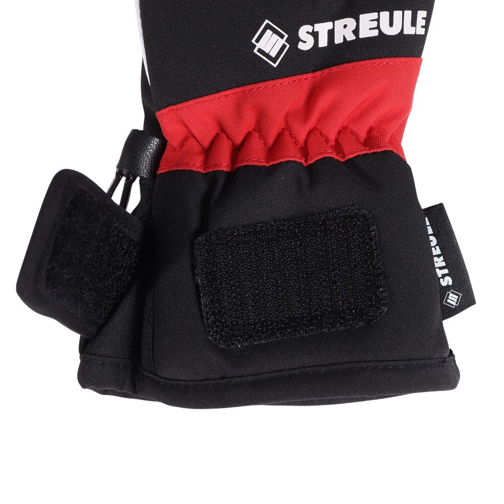 シュトロイレ（STREULE）（キッズ）ジュニア 子供 ミトングローブ スキー スノーボード ST24FGR0030 BKRD