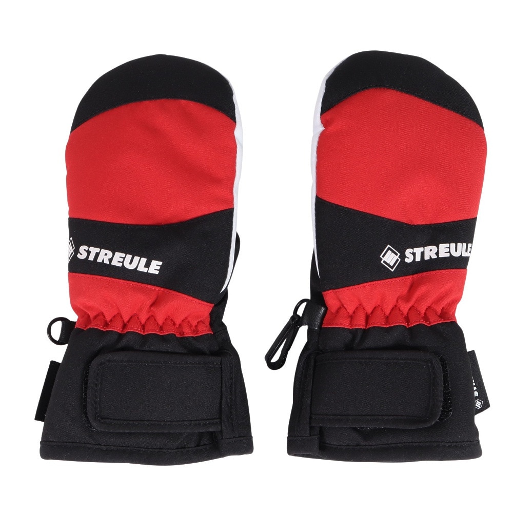 シュトロイレ（STREULE）（キッズ）ジュニア 子供 ミトングローブ スキー スノーボード ST24FGR0030 BKRD