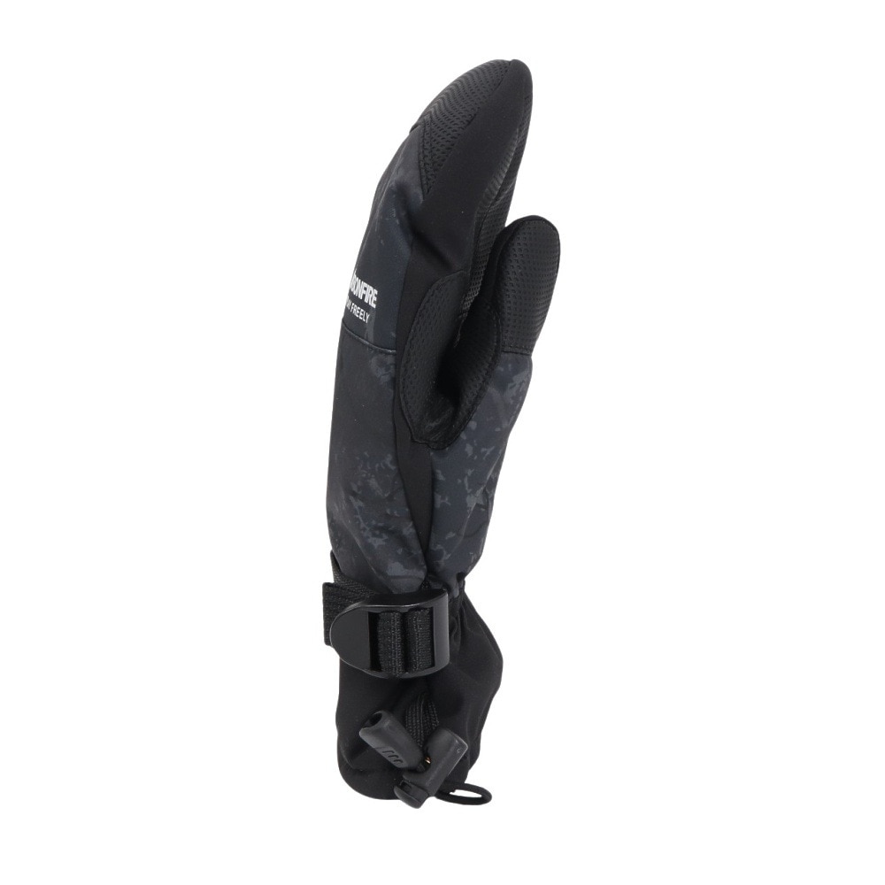 ボンファイア（Bonfire）（キッズ）ジュニア 子供 ミトングローブ スキー スノボ スマホ対応 LIMITED MITTEN GLOVE 70BNF4FDE2346 BKGY