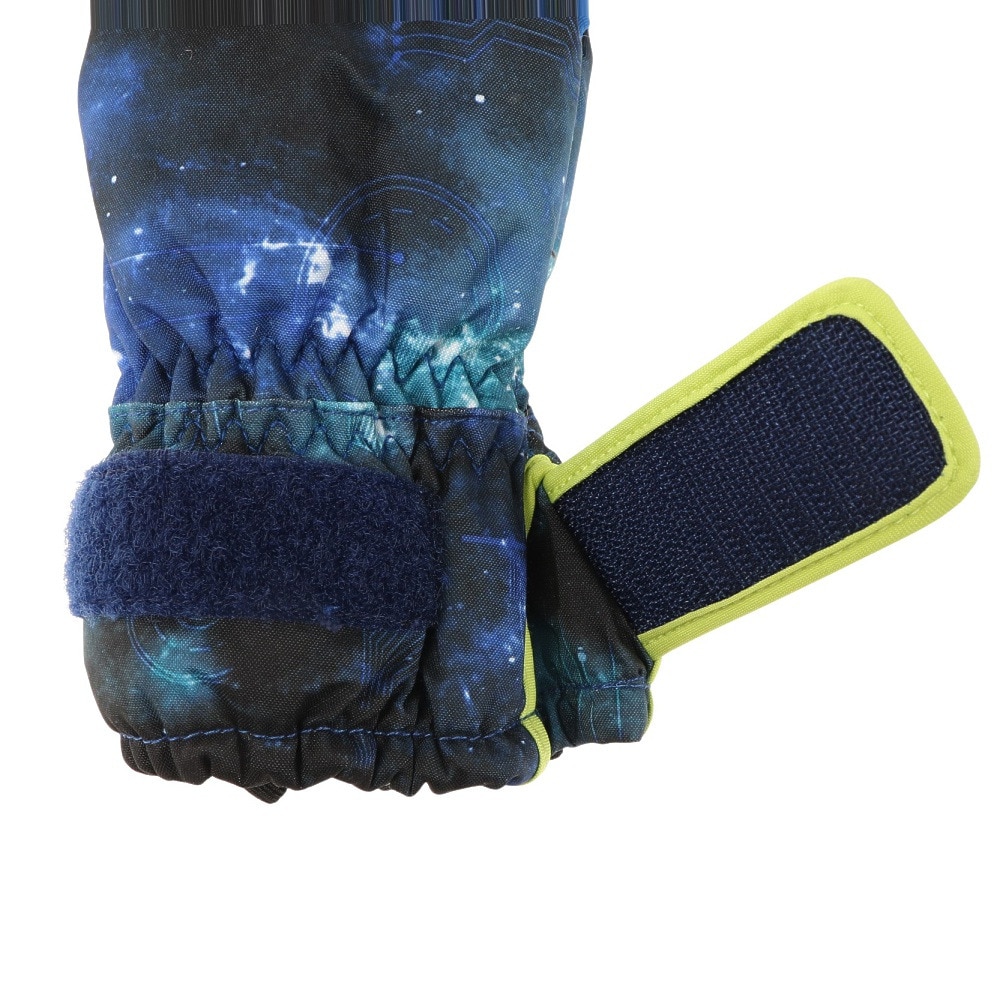 レセーダ（RESEEDA）（キッズ）ジュニア 子供 ミトン グローブ スキー スノーボード スノボ 雪遊び ネイビー 宇宙柄 TODDLER MITTEN REA55100 735S 防水透湿