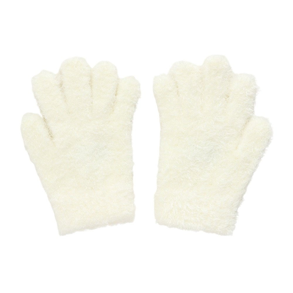 グラムリン（GLAMLIN）（キッズ）ジュニア 5本指 ニット グローブ GKFG CREAM