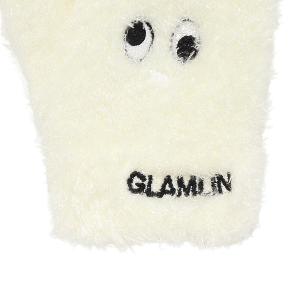 グラムリン（GLAMLIN）（キッズ）ジュニア 5本指 ニット グローブ GKFG CREAM