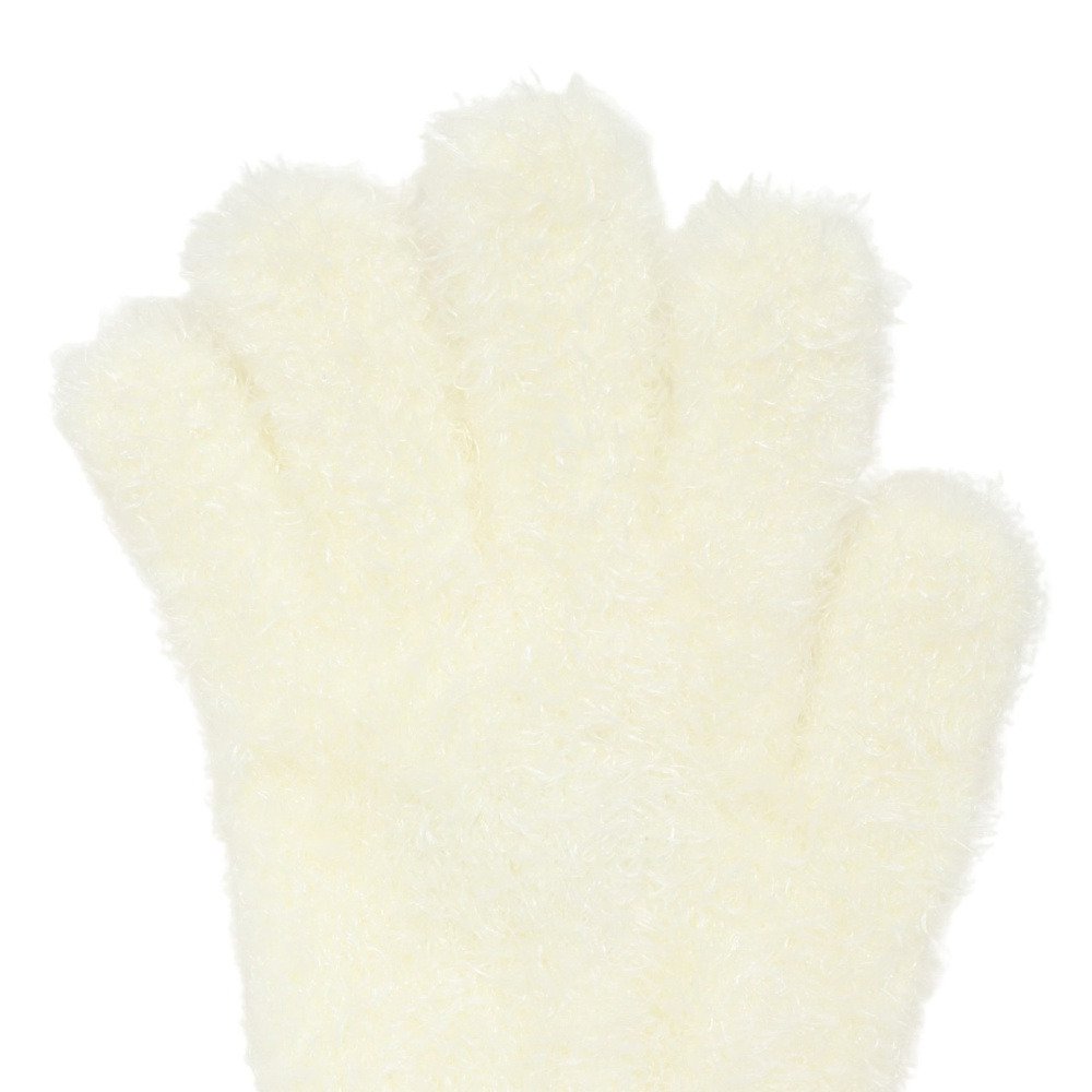 グラムリン（GLAMLIN）（キッズ）ジュニア 5本指 ニット グローブ GKFG CREAM