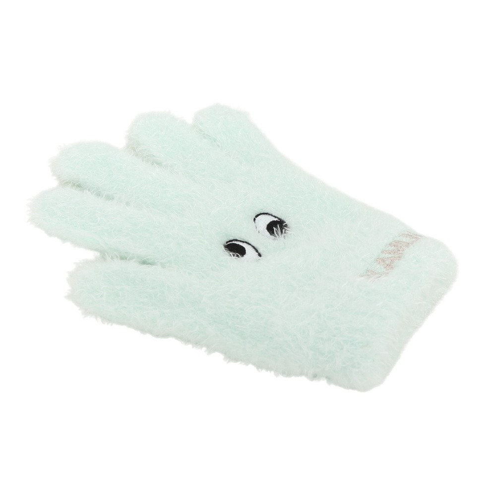 グラムリン（GLAMLIN）（キッズ）ジュニア 5本指 ニット グローブ GKFG MINT