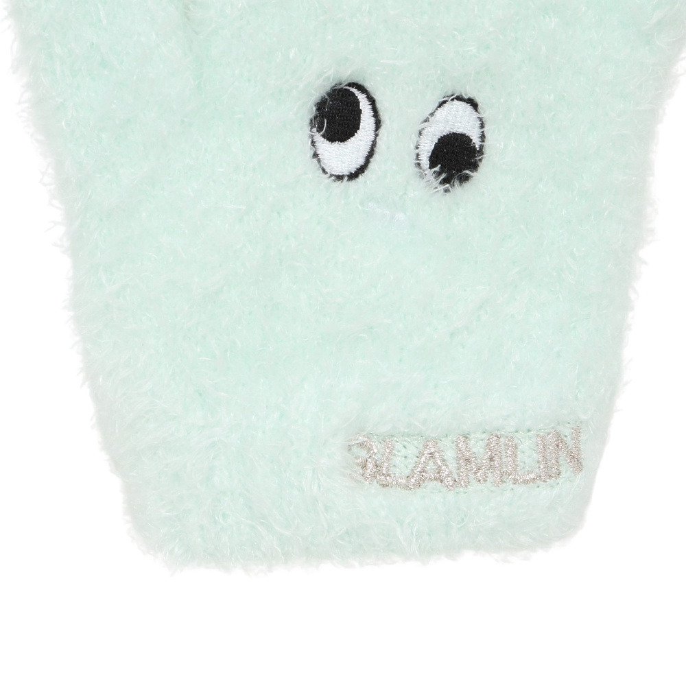 グラムリン（GLAMLIN）（キッズ）ジュニア 5本指 ニット グローブ GKFG MINT