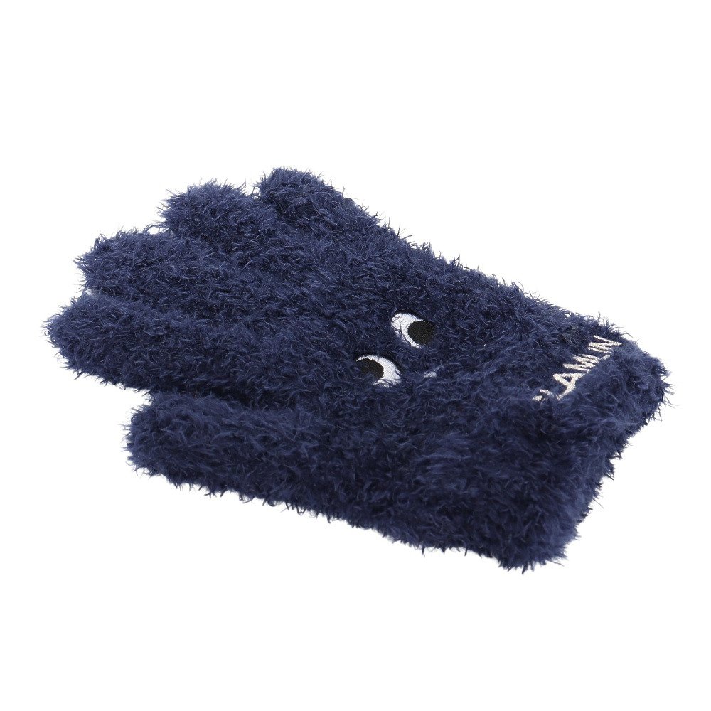GLAMLIN（GLAMLIN）（キッズ）ジュニア 5本指 ニット グローブ GKFG NAVY