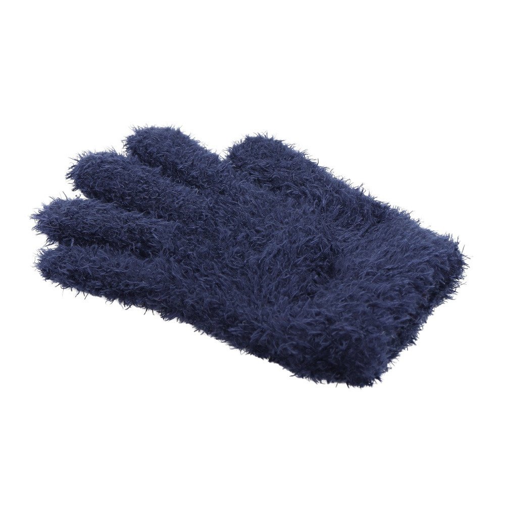 GLAMLIN（GLAMLIN）（キッズ）ジュニア 5本指 ニット グローブ GKFG NAVY