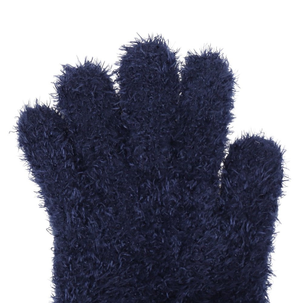 GLAMLIN（GLAMLIN）（キッズ）ジュニア 5本指 ニット グローブ GKFG NAVY