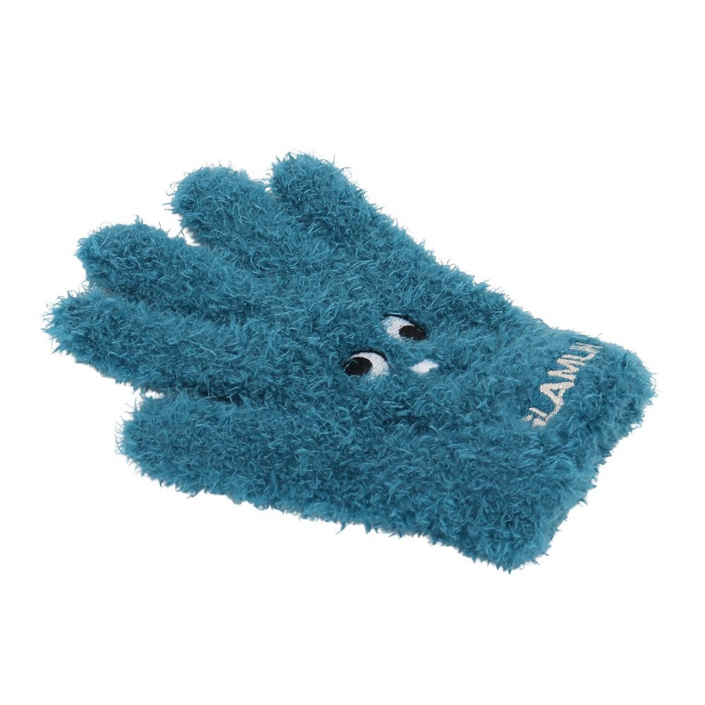 GLAMLIN（GLAMLIN）（キッズ）ジュニア 5本指 ニット グローブ GKFG TEAL