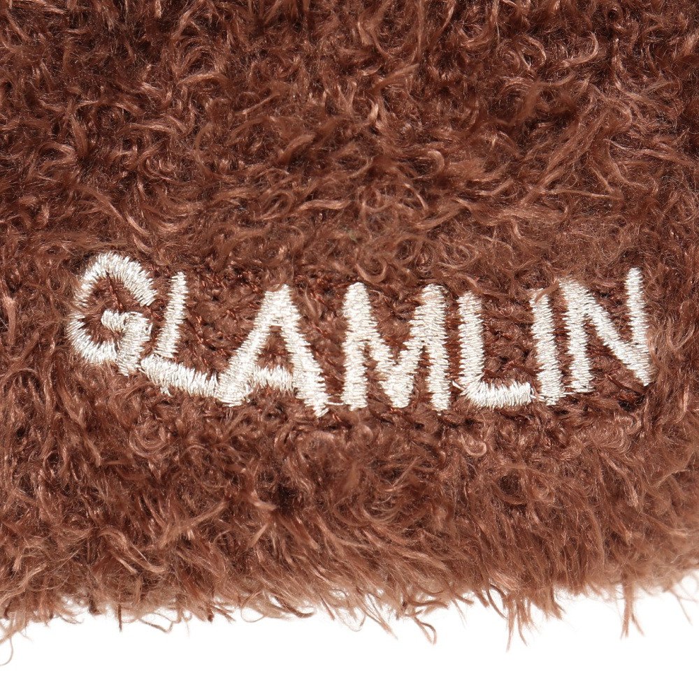 グラムリン（GLAMLIN）（キッズ）ジュニア 5本指 ニット グローブ GKFG BROWN
