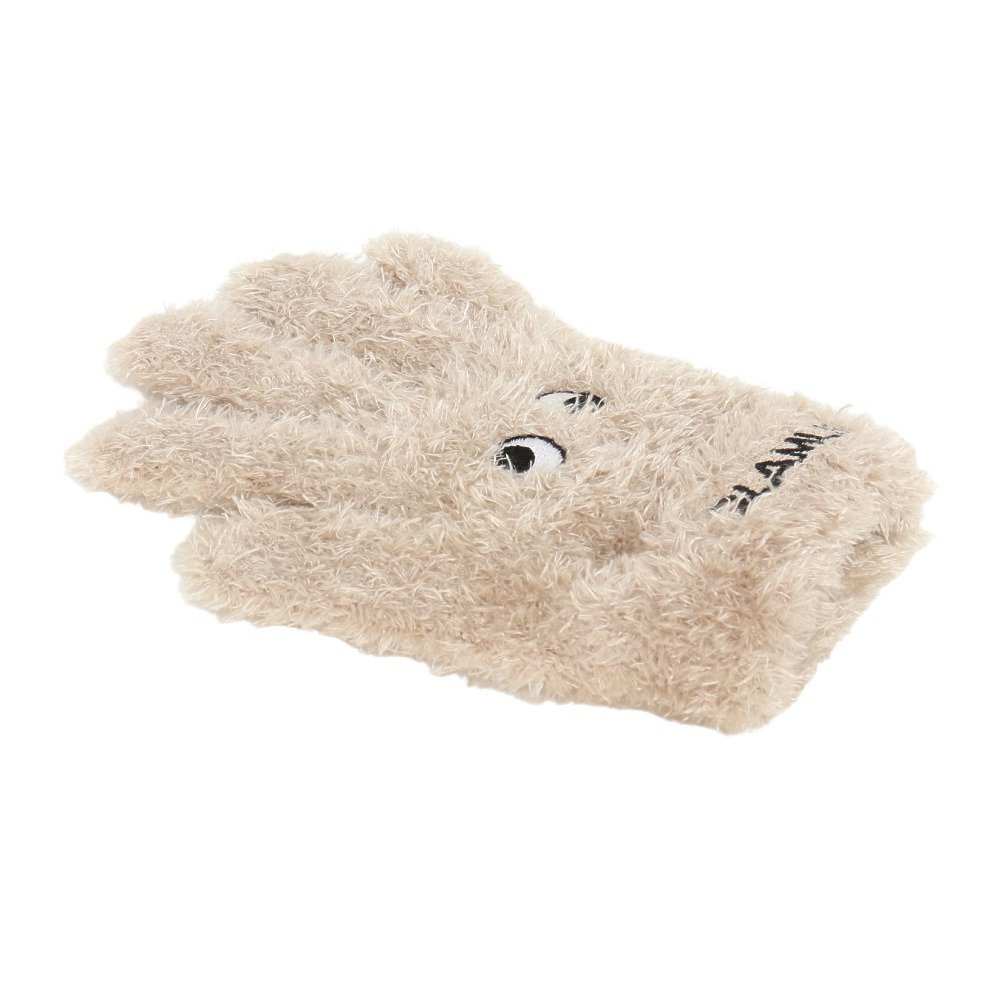 グラムリン（GLAMLIN）（キッズ）ジュニア 5本指 ニット グローブ FINGER GKFG CAMEL