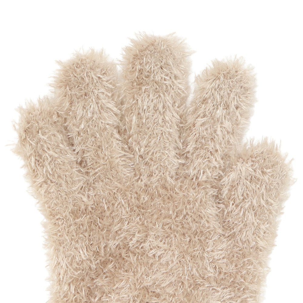 グラムリン（GLAMLIN）（キッズ）ジュニア 5本指 ニット グローブ FINGER GKFG CAMEL