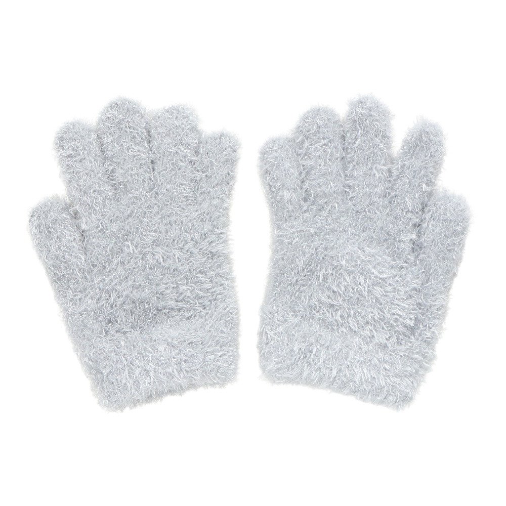 グラムリン（GLAMLIN）（キッズ）ジュニア 5本指 ニット グローブ GKFG GREY