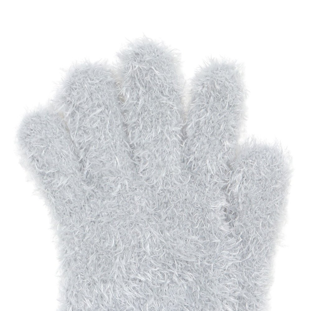 グラムリン（GLAMLIN）（キッズ）ジュニア 5本指 ニット グローブ GKFG GREY
