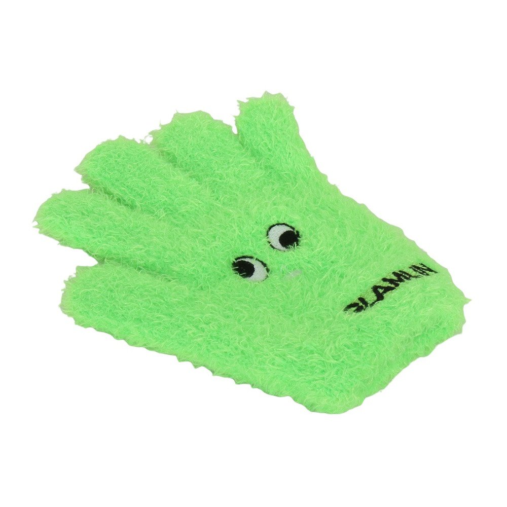 グラムリン（GLAMLIN）（キッズ）ジュニア 5本指 ニット グローブ GKFG NEON GREEN