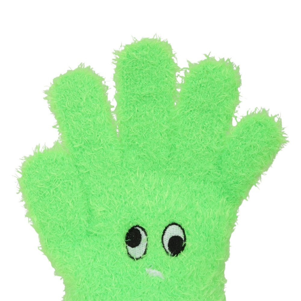 グラムリン（GLAMLIN）（キッズ）ジュニア 5本指 ニット グローブ GKFG NEON GREEN