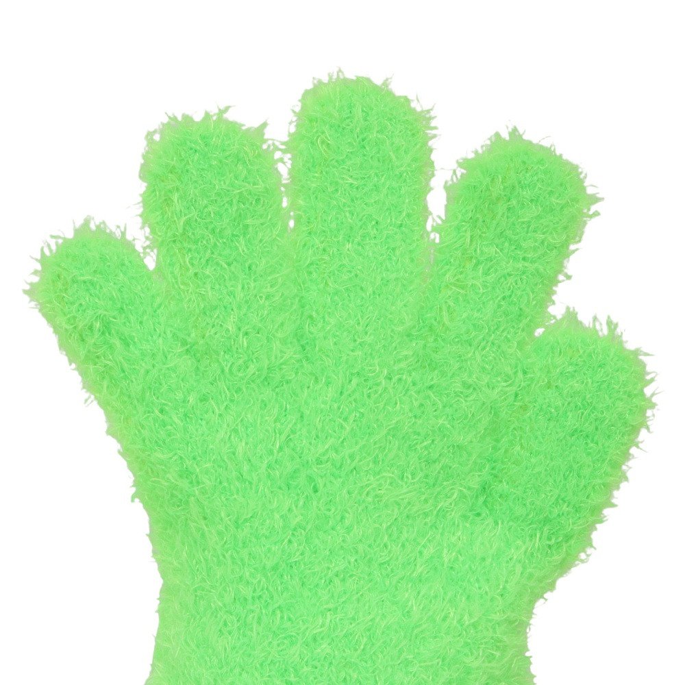 グラムリン（GLAMLIN）（キッズ）ジュニア 5本指 ニット グローブ GKFG NEON GREEN