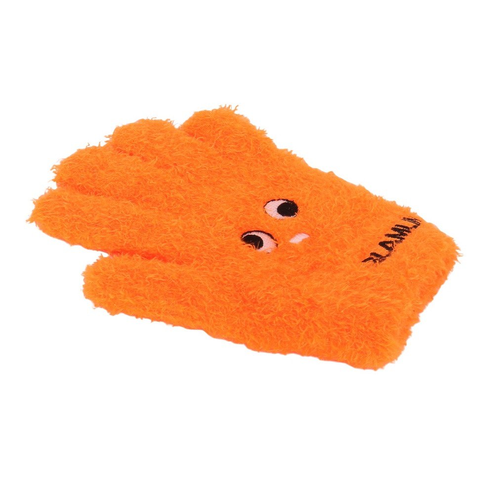 グラムリン（GLAMLIN）（キッズ）ジュニア 5本指 ニット グローブ GKFG NEON ORANGE