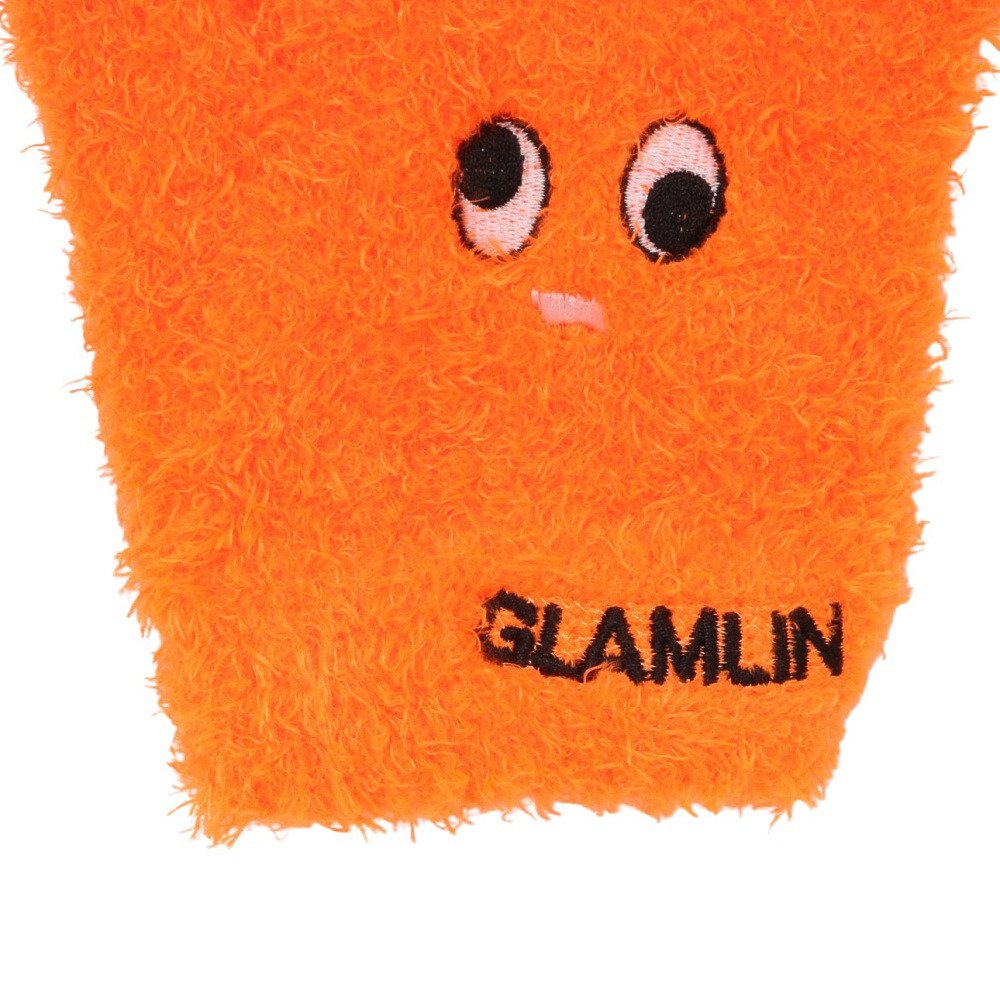 グラムリン（GLAMLIN）（キッズ）ジュニア 5本指 ニット グローブ GKFG NEON ORANGE
