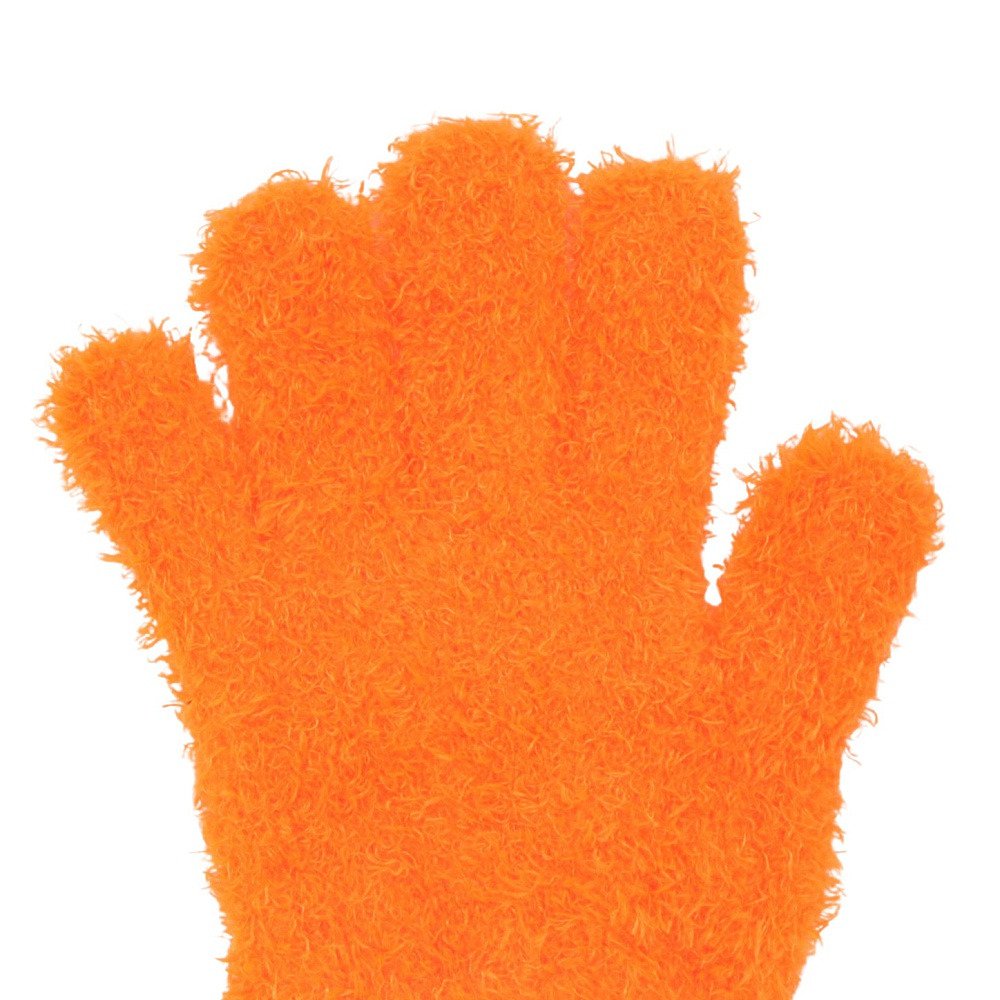 グラムリン（GLAMLIN）（キッズ）ジュニア 5本指 ニット グローブ GKFG NEON ORANGE