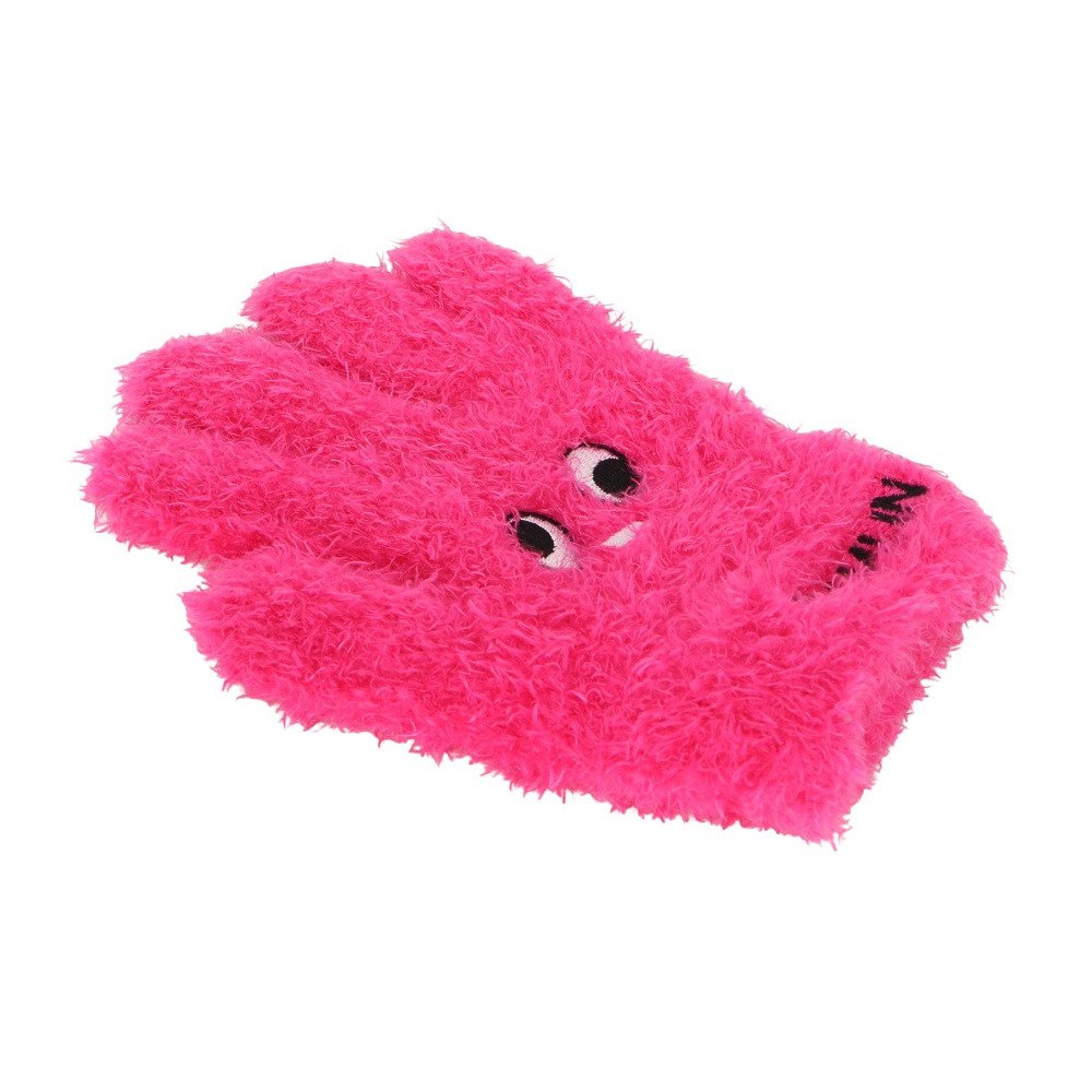 グラムリン（GLAMLIN）（キッズ）ジュニア 5本指 ニット グローブ GKFG NEON PINK