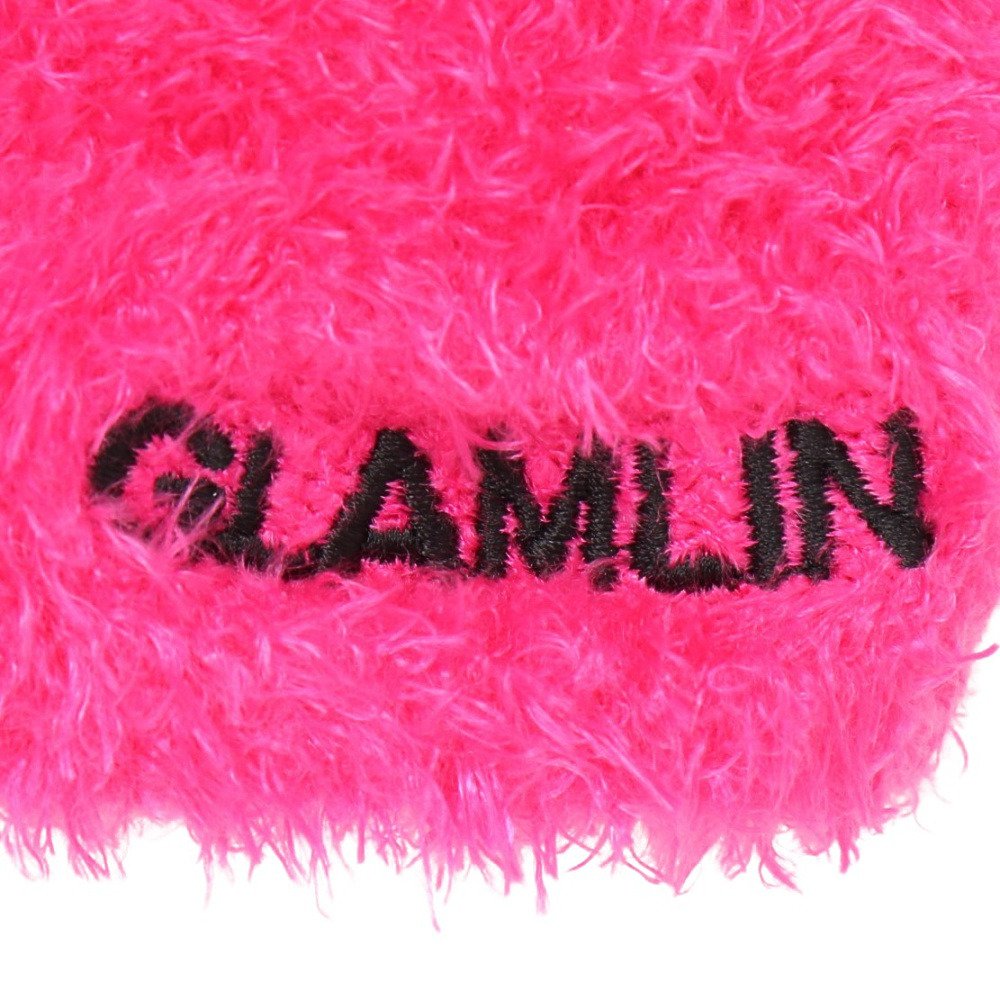グラムリン（GLAMLIN）（キッズ）ジュニア 5本指 ニット グローブ GKFG NEON PINK