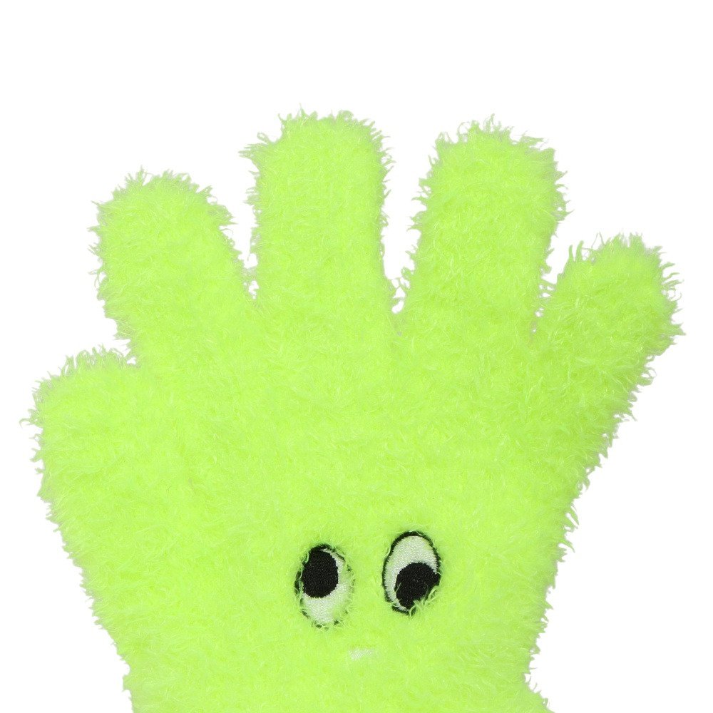 グラムリン（GLAMLIN）（キッズ）ジュニア 5本指 ニット グローブ GKFG NEON YELLOW