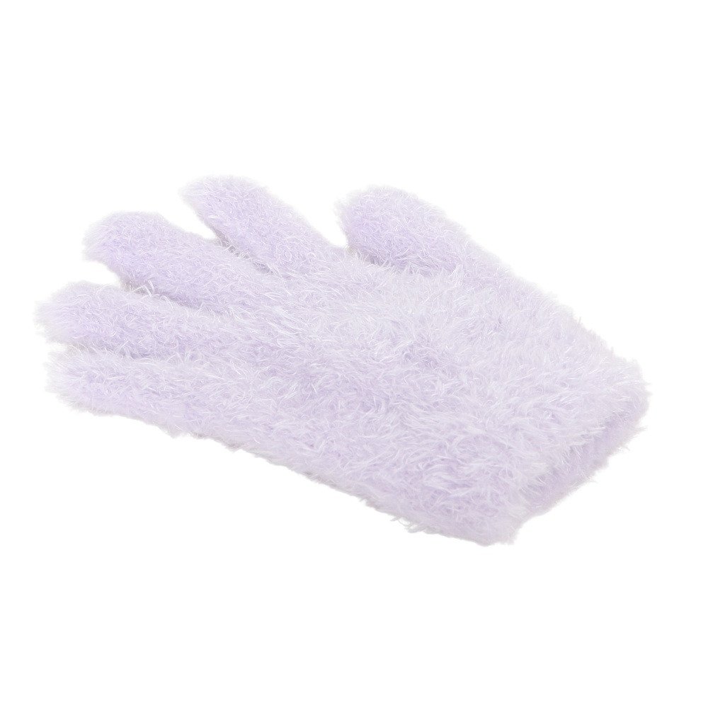 グラムリン（GLAMLIN）（キッズ）ジュニア 5本指 ニット グローブ GKFG PURPLE