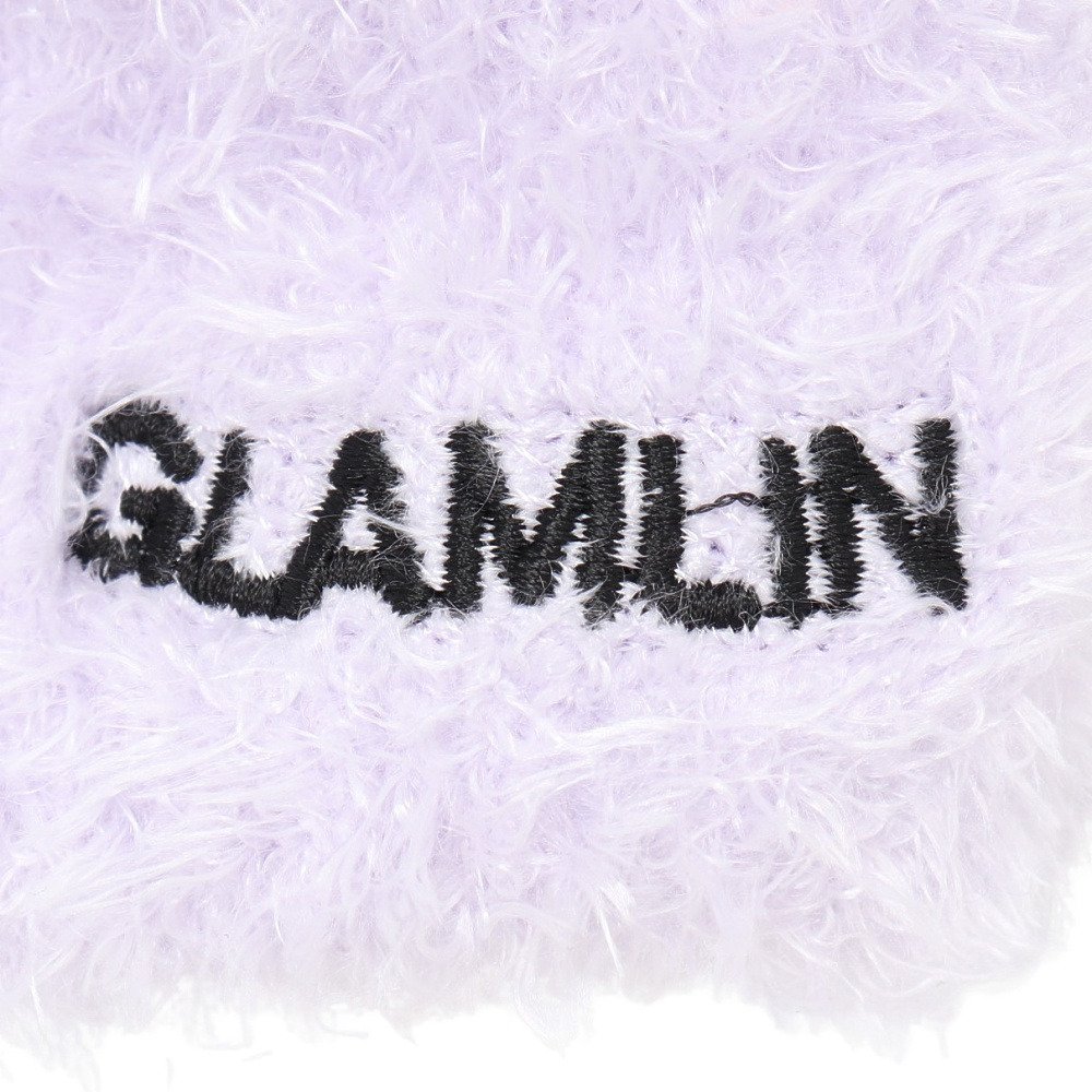 グラムリン（GLAMLIN）（キッズ）ジュニア 5本指 ニット グローブ GKFG PURPLE