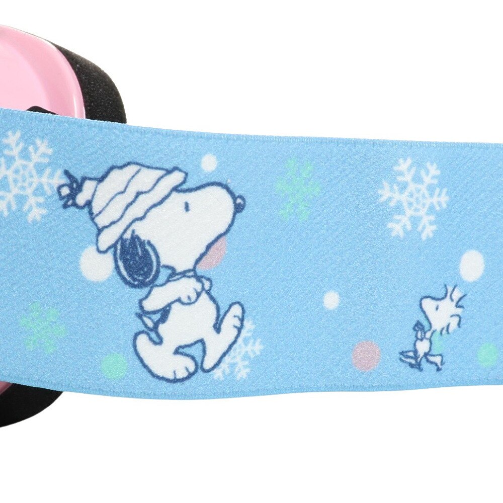 VESP（キッズ）ジュニア 子供 ゴーグル スキー スノーボード スノボ 雪遊び スヌーピー ピンク ブルー VSJL1008PK