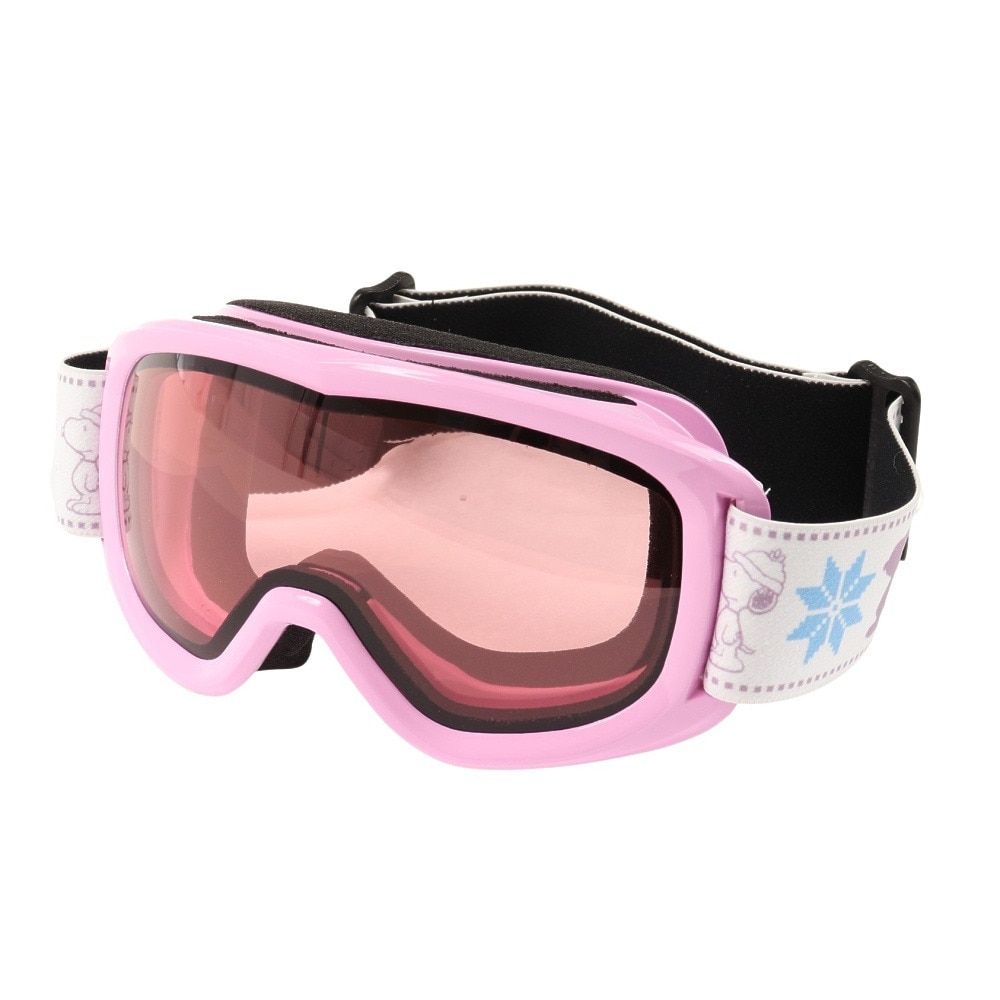ベスプ（VESP）（キッズ）ジュニア 子供 ゴーグル スキー スノーボード スノボ 雪遊び スヌーピー ピンク VSJL1009LA  マリン、ウィンタースポーツ用品はヴィクトリア