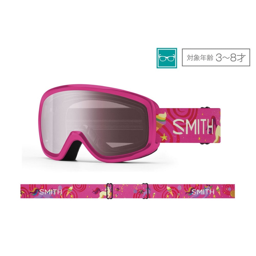 スミス（SMITH）（キッズ）ジュニア ゴーグル SNOWDAY Pink Space Pony 10274204