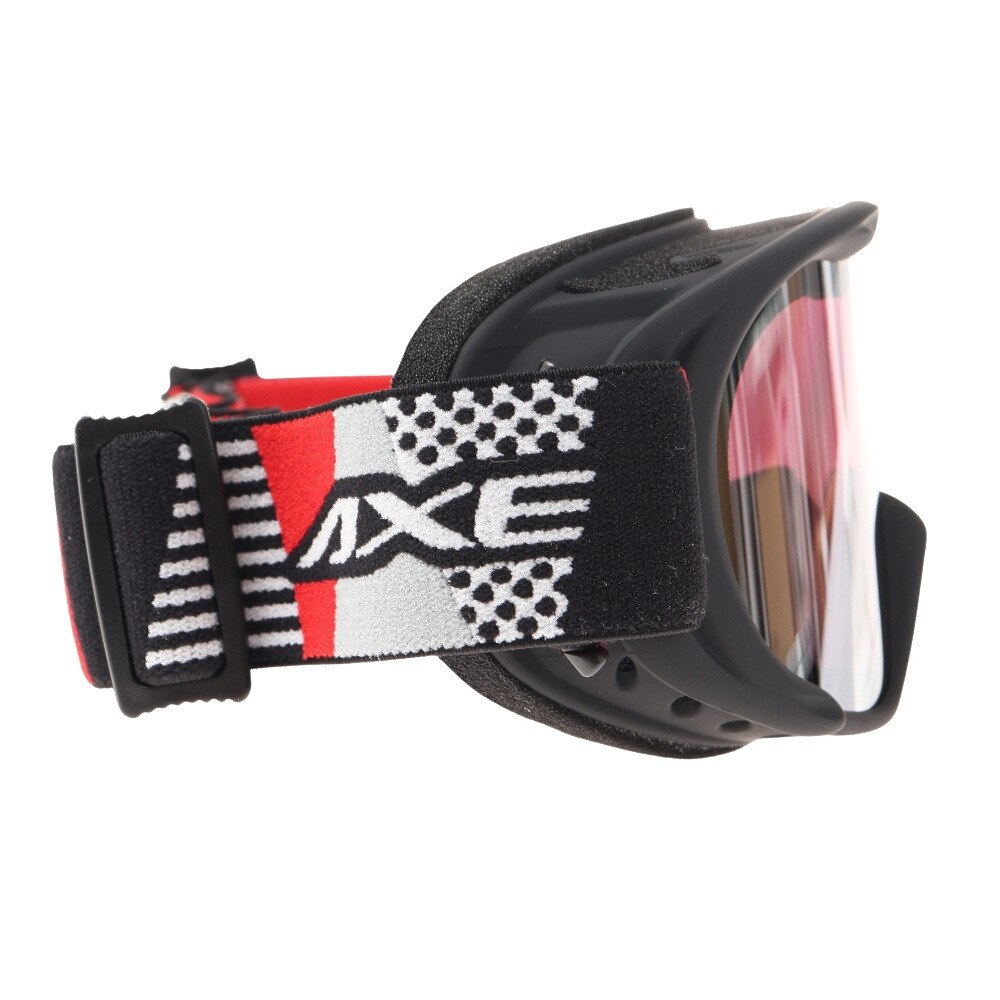 アックス（AXE）（キッズ）ジュニア ゴーグル スキー スノーボード スノボ 眼鏡対応 曇り止め AX270-WMD MBK ブラック