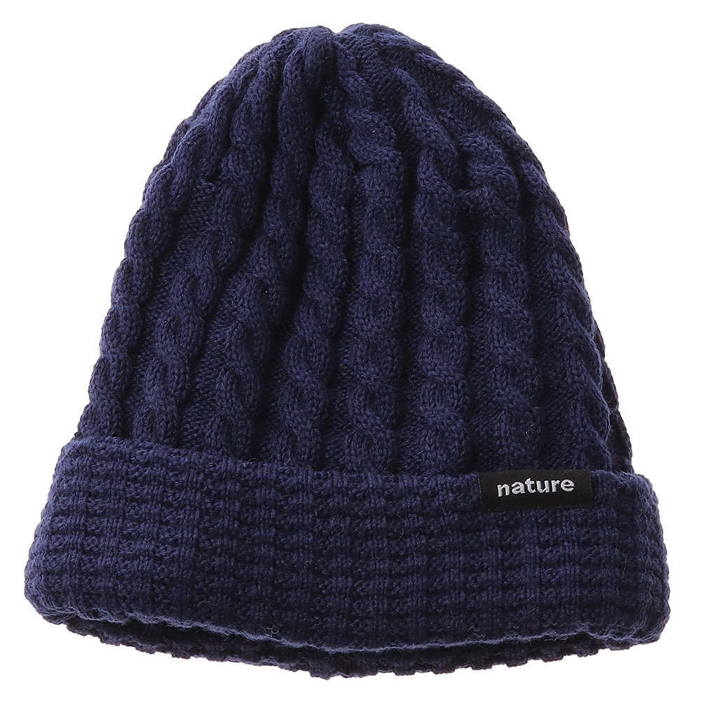  ニット帽 キッズ スキー 19JBNA CABLE ニットキャップ AB03WC1242 NVY 雪遊び