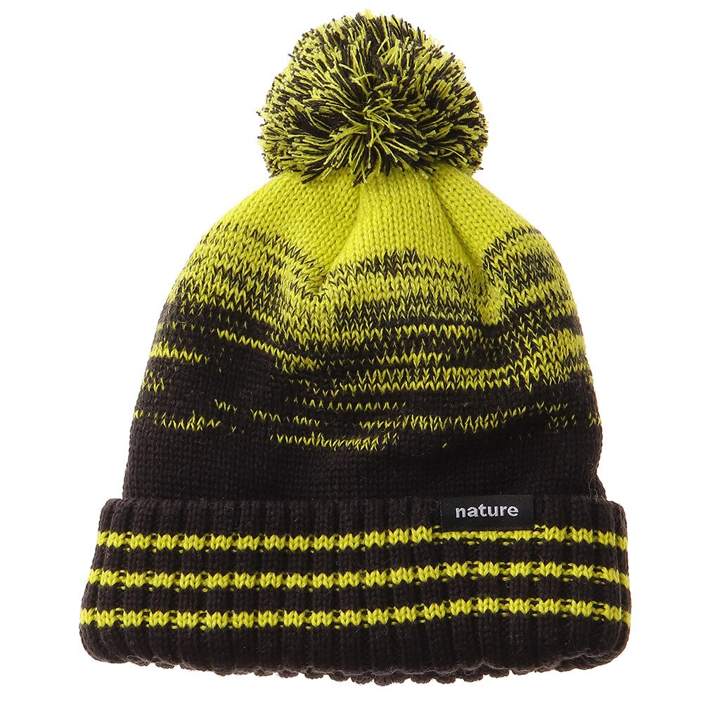  ニット帽 キッズ スキー 19JBNA LINE ニットキャップ AB03WC1243 BLK 雪遊び