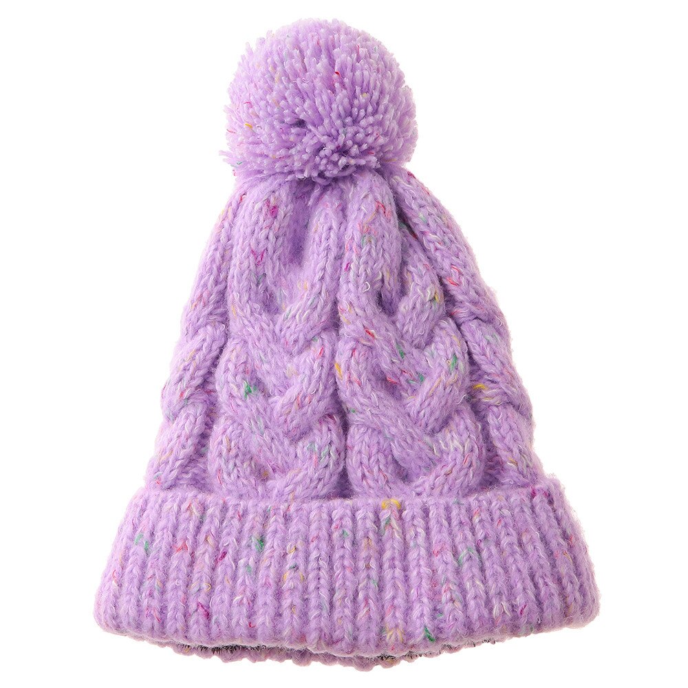  ニット帽 キッズ スキー 19JGNA MIX ニットキャップ AB03WC1245 PUL 雪遊び