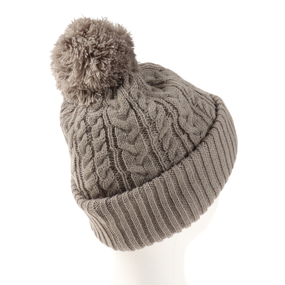 ベスプ（VESP）（キッズ）ジュニア 帽子 ニットキャップ VPJB1004GR グレー ニット帽 ポンポン スキー スノーボード 雪遊び