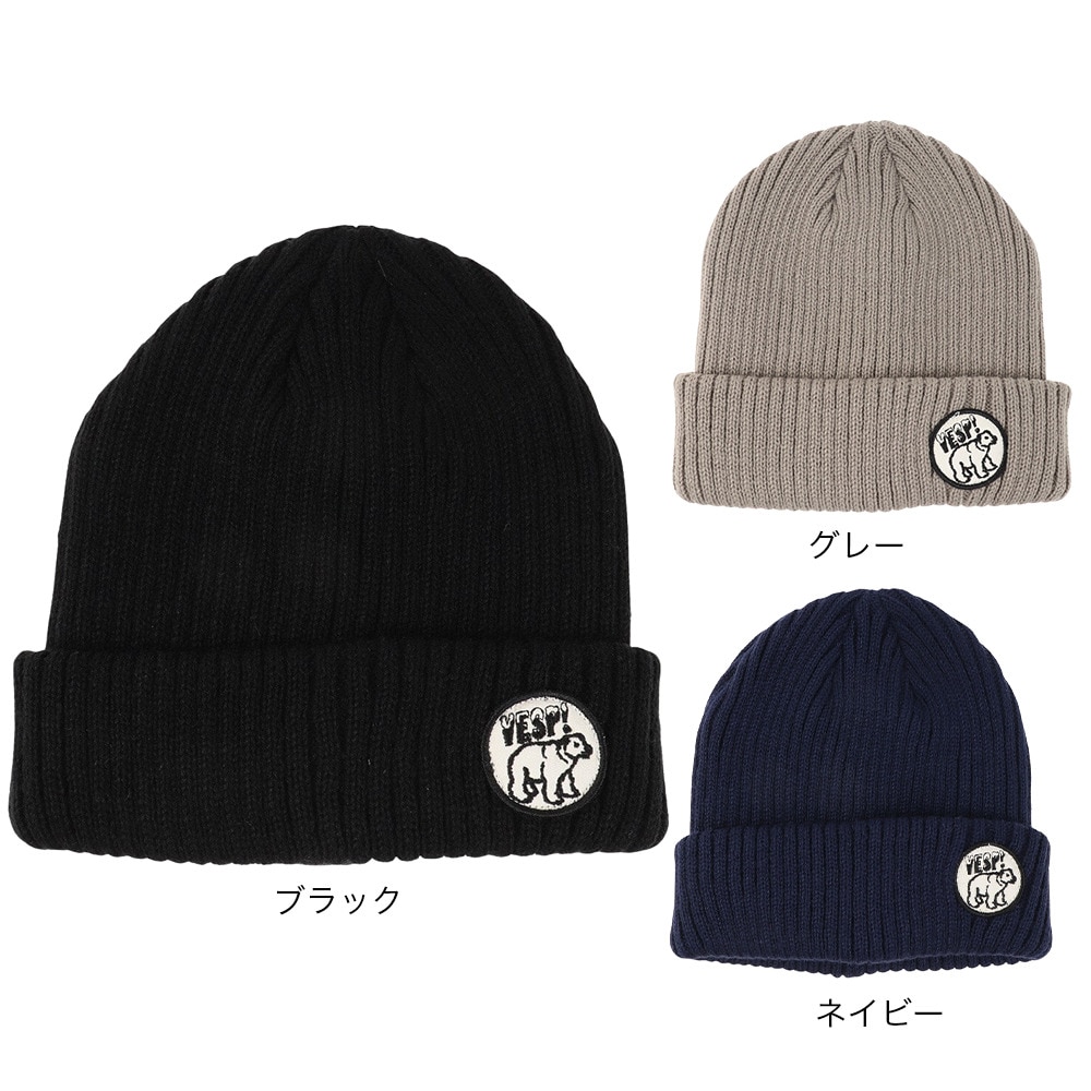 ベスプ（VESP）（キッズ）ジュニア 帽子 ニットキャップ VPJB1005NV ネイビー ニット帽 ポンポン スキー スノーボード 雪遊び