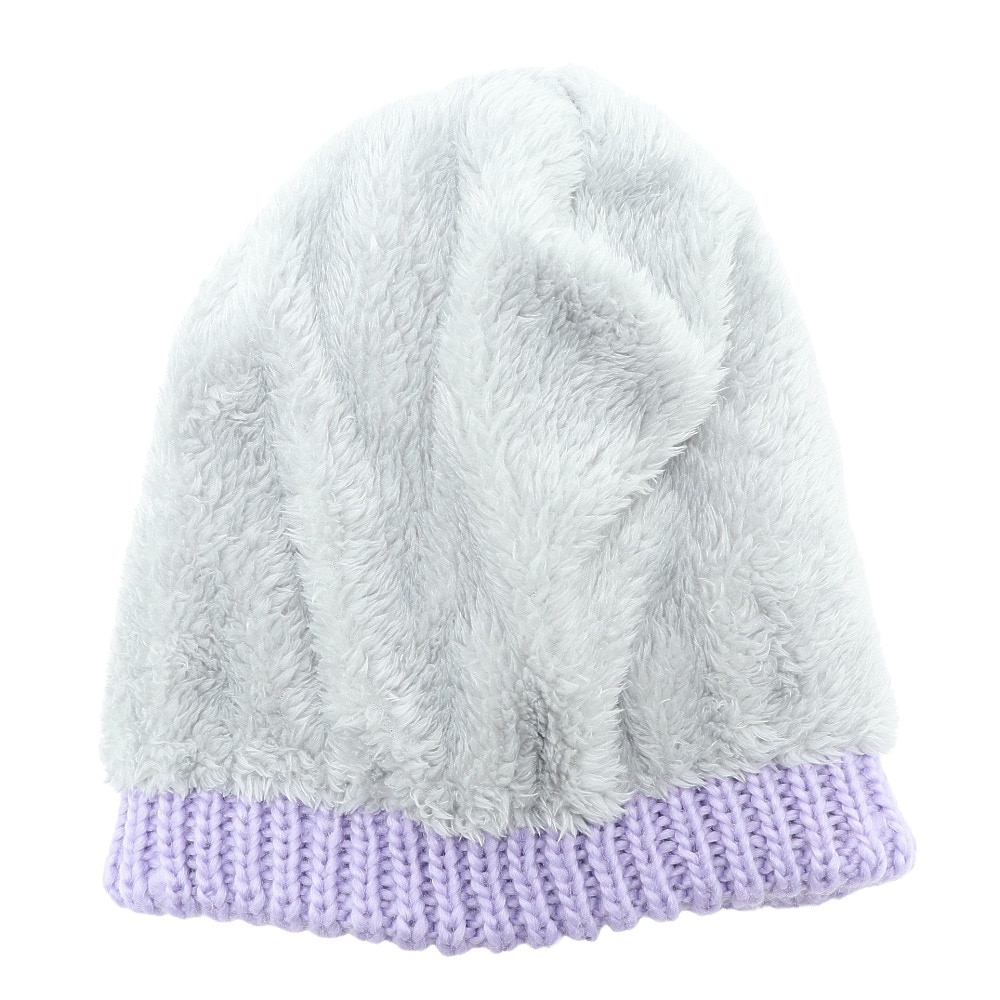エアボーン（ARBN）（キッズ）ジュニア 帽子 ニット帽 ポンポン ラベンダー NATURE ニットキャップ AB33WC1393 LVD 防寒 雪あそび
