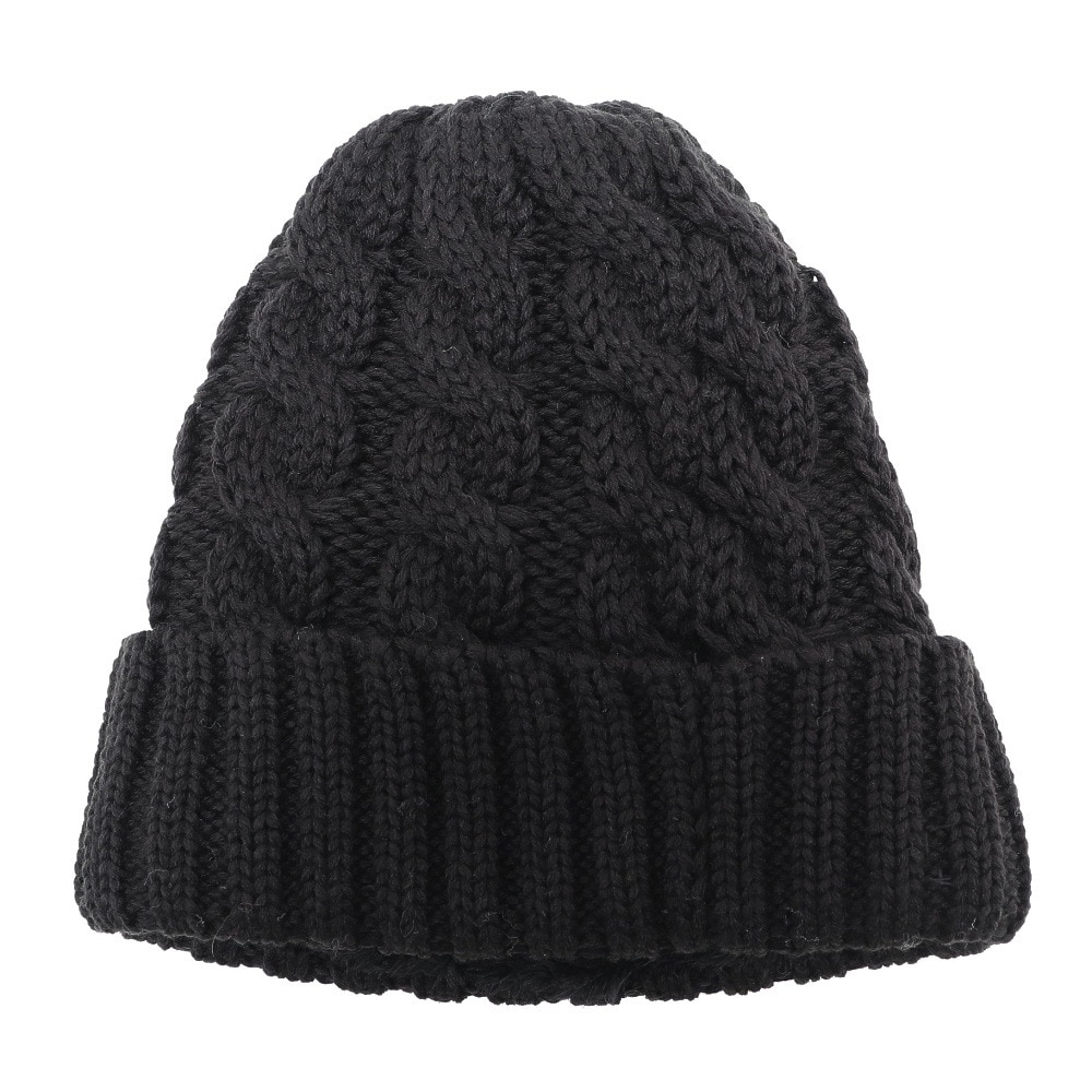 エアボーン（ARBN）（キッズ）ジュニア 帽子 ニット帽 ブラック NATURE L ニットキャップ AB33WC1394 BLK 防寒 雪あそび
