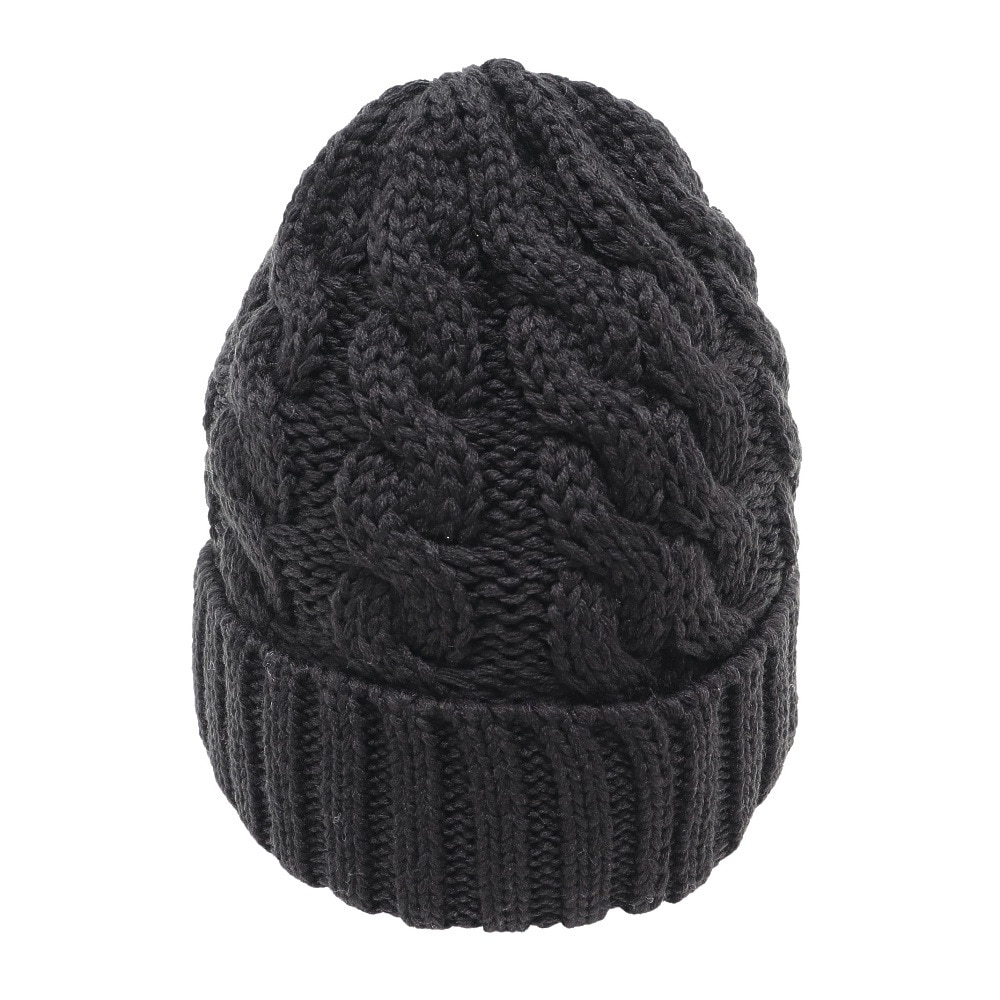 エアボーン（ARBN）（キッズ）ジュニア 帽子 ニット帽 ブラック NATURE L ニットキャップ AB33WC1394 BLK 防寒 雪あそび