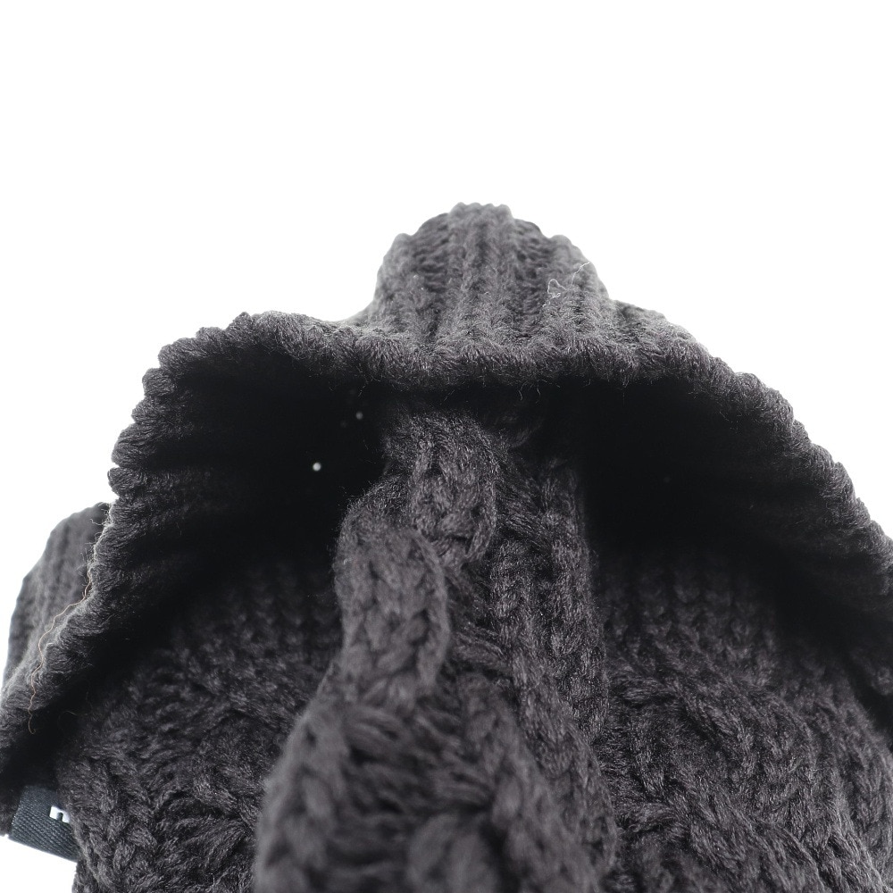 エーアールビーエヌ（ARBN）（キッズ）ジュニア 帽子 ニット帽 ブラック NATURE L ニットキャップ AB33WC1394 BLK 防寒 雪あそび