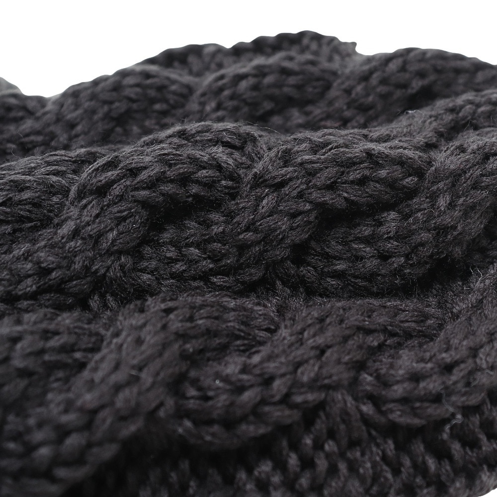 エアボーン（ARBN）（キッズ）ジュニア 帽子 ニット帽 ブラック NATURE L ニットキャップ AB33WC1394 BLK 防寒 雪あそび